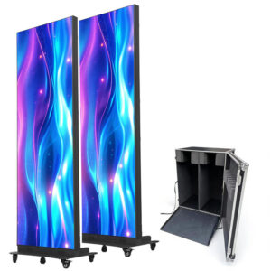 2 x Totem led P1.86mm Ego display, dimensioni 640x1920mm